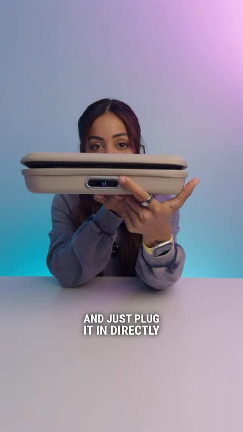 Instagram post by @krystallora for Belkin. Caption reads: I loveeeee this case!!!! 🏝️ @belkin....