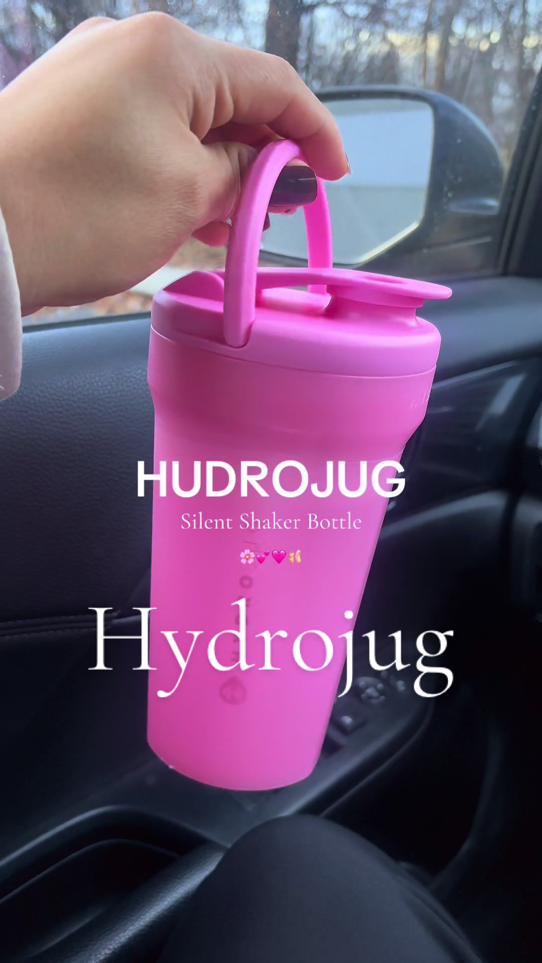 TikTok post by @dgarcia4522 for HYDROJUG. Caption reads: The perfect gym bottle shaker @HYDROJUG  #Gymtok....