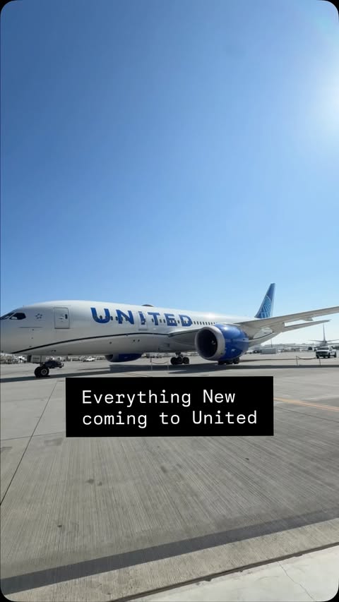Instagram post by @milesabovetech for United Airlines. Caption reads: @united is upgrading the way we fly #unitedpartner....