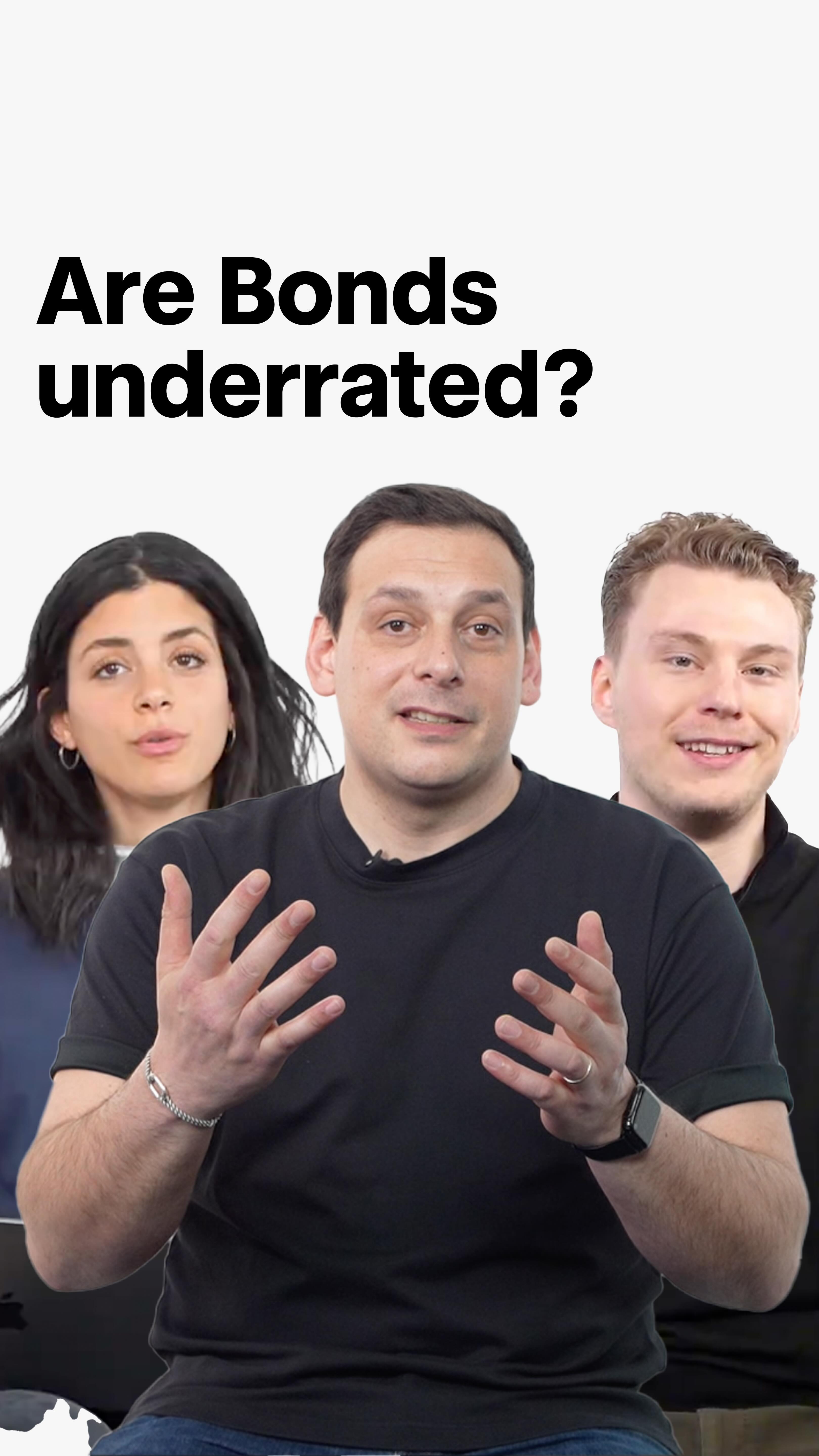 Instagram post by @matthiasbaccino for Trade Republic. Caption reads: Are Bonds underrated? 

We rated our own products.....