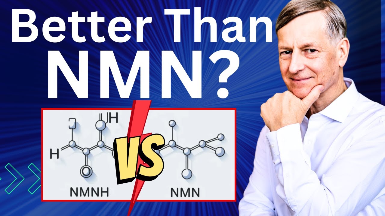 YouTube post by @ModernHealthspan for Renue By Science. Caption reads: NMNH is 10 Times More Potent Than NMN at Raising....