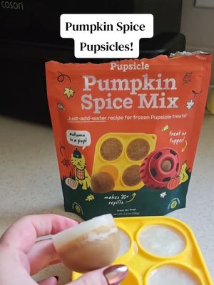 TikTok post by @reggieandfran for Woof Pet. Caption reads: [...] too! 🧡 Used our mix and molds from @Woof....