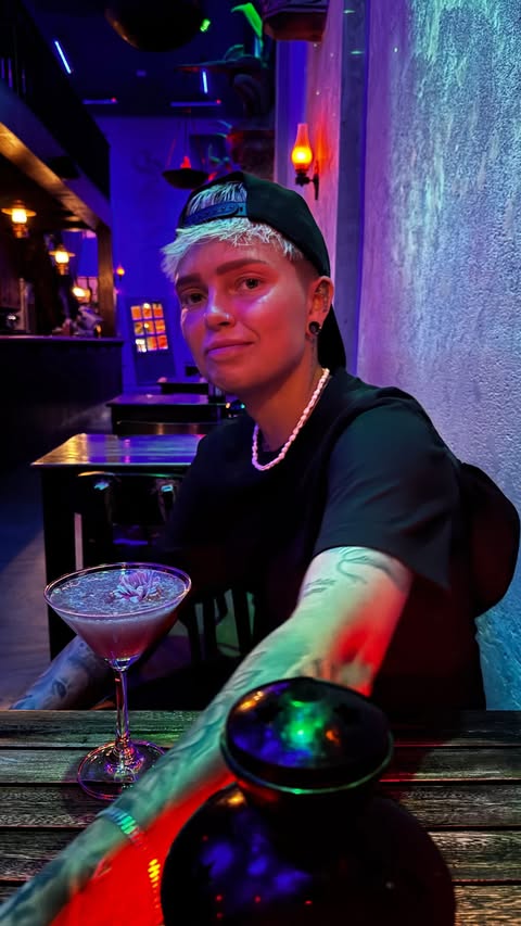 Instagram post by @eelinpira for Amazing Thailand. Caption reads: Happy pride 😁🤷🏼‍♀️🌈 #wlw #contentcreator....