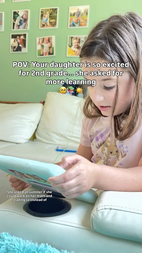 Instagram post by @sparklegigglesmile for IXL Learning. Caption reads: Getting ready for second grade has never been more....
