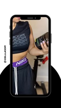 Instagram post by @samyatakesover for Cellucor. Caption reads: In learning you will teach, in teaching you learn.....