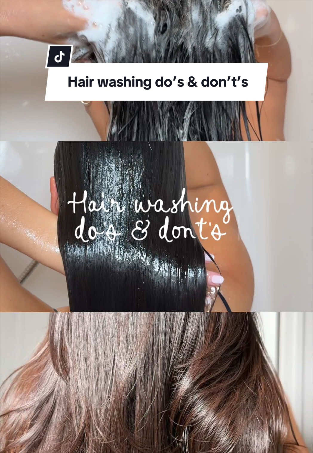 TikTok post by @abigaillinnn for Hairitage by Mindy. Caption reads: Btw the @Hairitage by Mindy Coconut Milk Postachio....