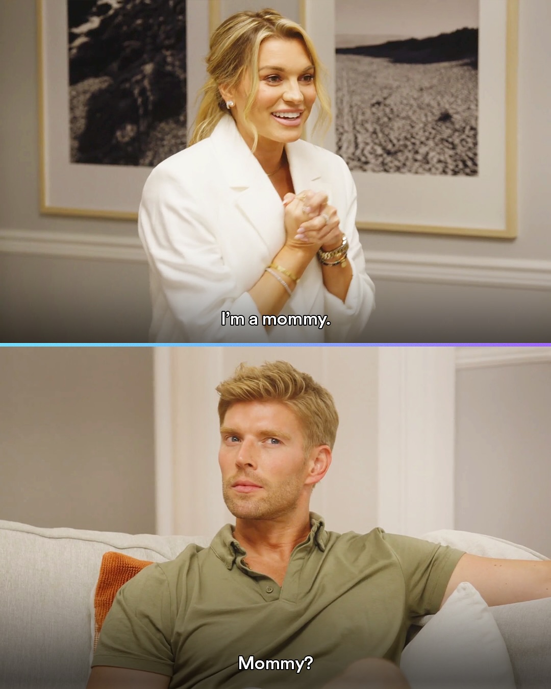 Instagram post by @lindshubbs for Peacock. Caption reads: Islanders🤝Housemates. #SummerHouse #LoveIslandUSA.
