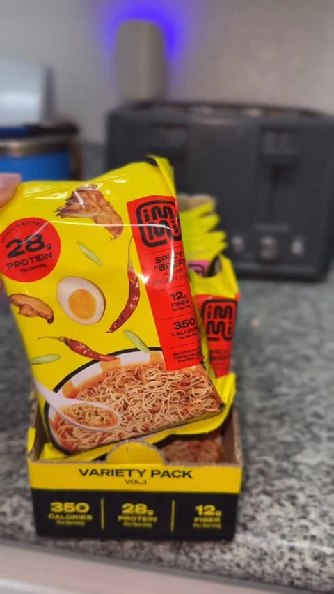 Instagram post by @princess.eva_ for Immieats. Caption reads: I love noodles and if you haven’t tried @immieats....