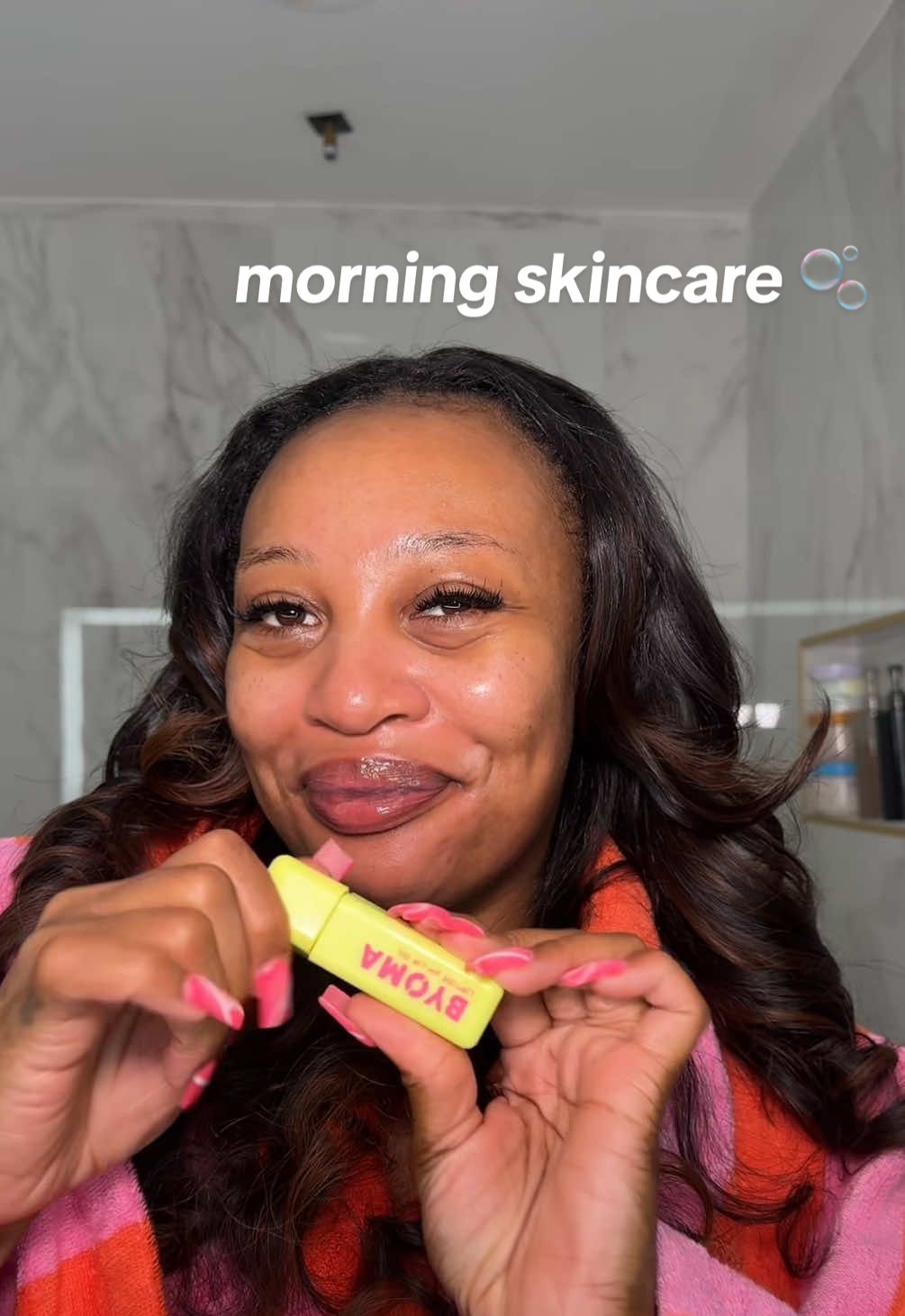 TikTok post by @terreetaughtme for Haruharu Wonder. Caption reads: plump juicy hydrated skin for the winnnn 🫧....