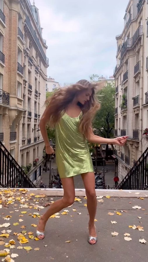 Instagram post by @inouicg for NET-A-PORTER. Caption reads: Keeping the #NETAPORTER x @rabanne party going #AD.