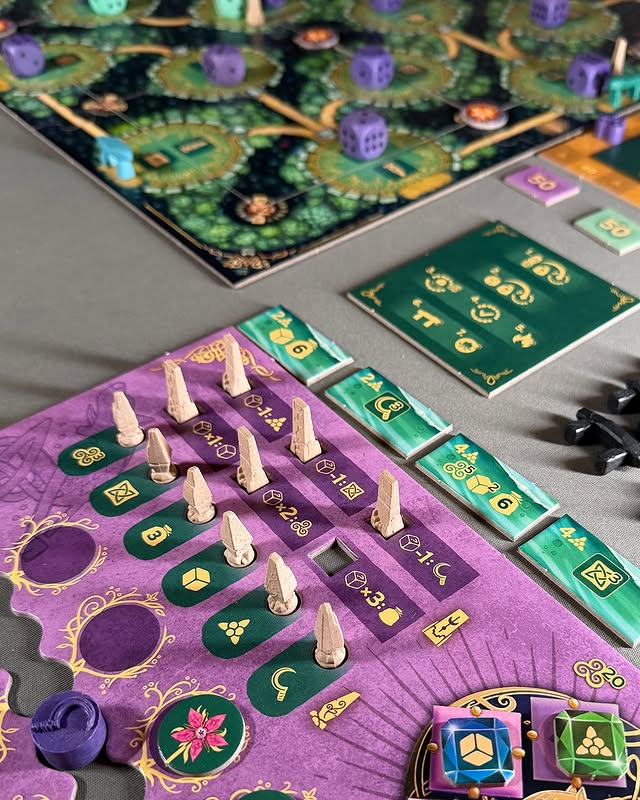 Instagram post by @boardgamereviewuk for Ravensburger. Caption reads: [...] of Edora when I was offered it by....