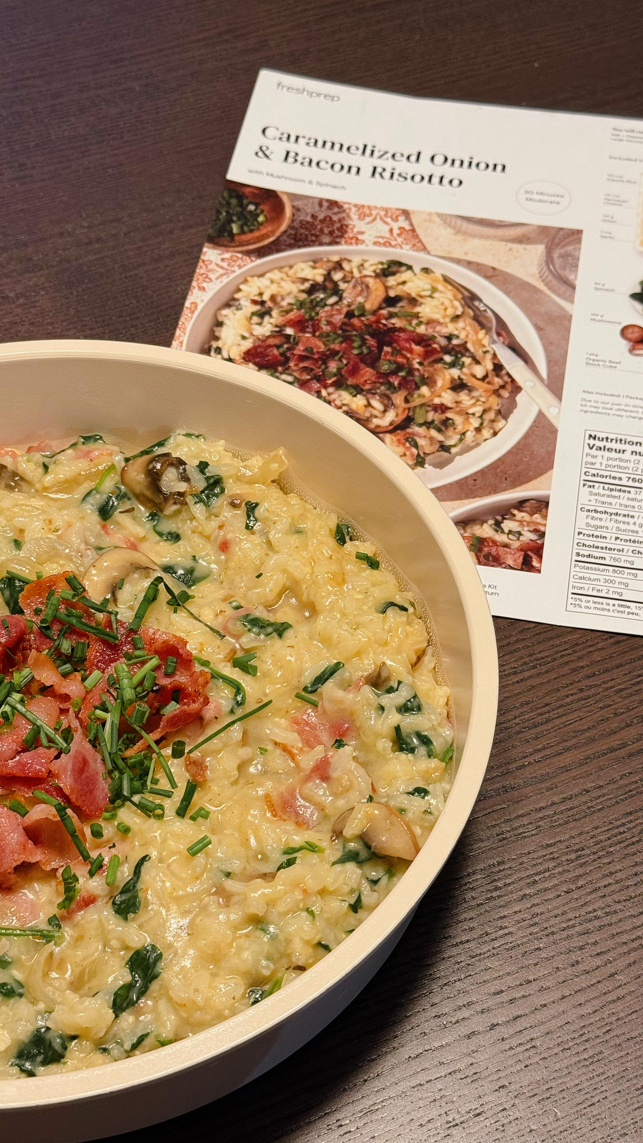 Instagram post by @bon.bon.kitchen for Fresh Prep. Caption reads: 𝐅𝐫𝐞𝐬𝐡𝐏𝐫𝐞𝐩 💚 Quick, fresh &....