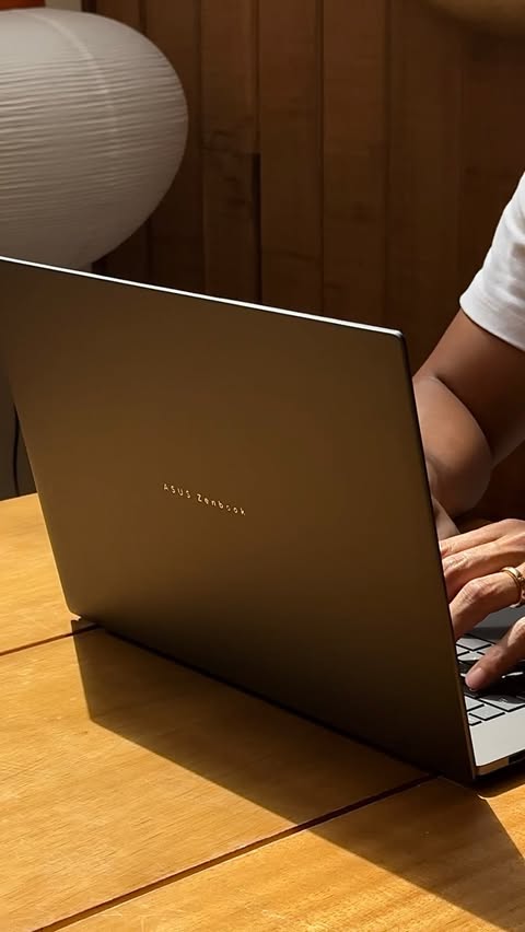Instagram post by @tonytran for ASUS. Caption reads: [...] and function - beauty and performance.....