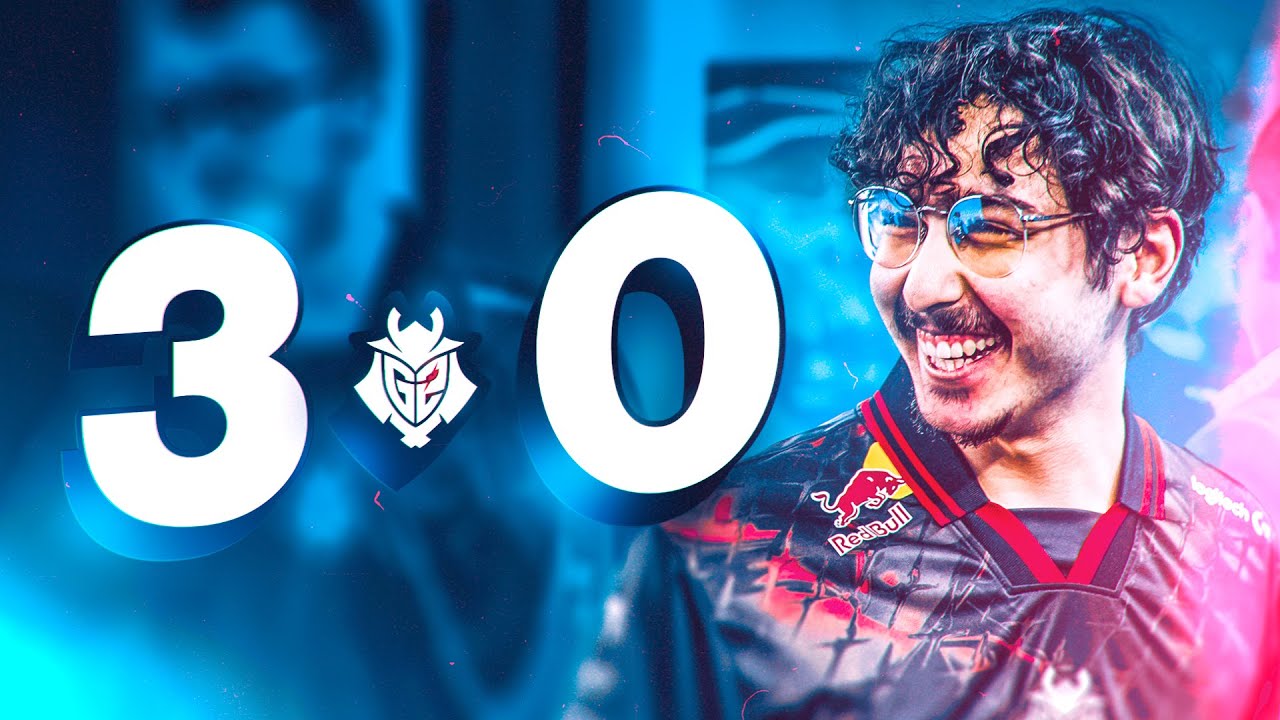 YouTube post by @G2LoL for G2 Esports. Caption reads: [...] us on Social Media Instagram ---- /....