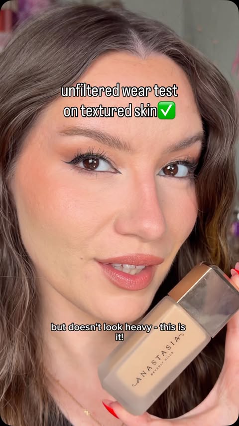 Instagram post by @anastasianeganova for Anastasia Beverly Hills. Caption reads: [...] skin! #ABHSponsored #ad The....