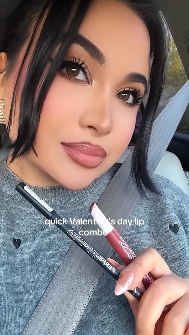 Instagram post by @susiedertsakyan for L.A. Girl Cosmetics. Caption reads: @lagirlcosmetics lip combo 🤍lip liner (power....