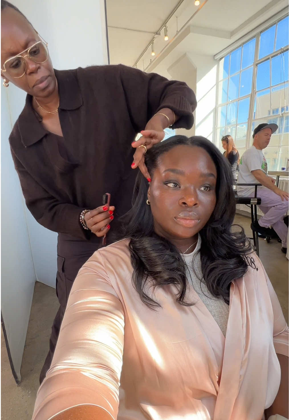 TikTok post by @cairoluvslindaa for DIBS Beauty. Caption reads: So this happened! Ahh pinch me! So grateful for....