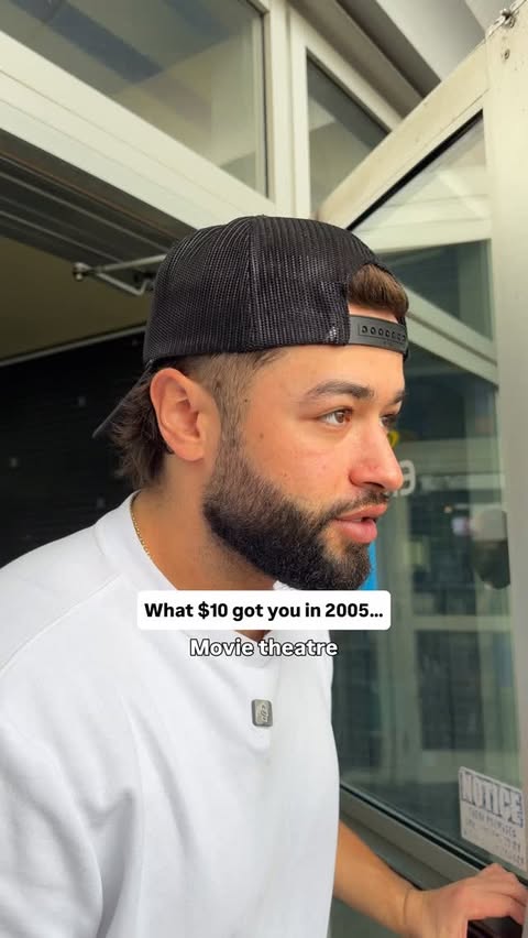 Instagram post by @jaredbuccii for SkipTheDishes. Caption reads: Ten dollars in 2005 hit different. Ten dollars....