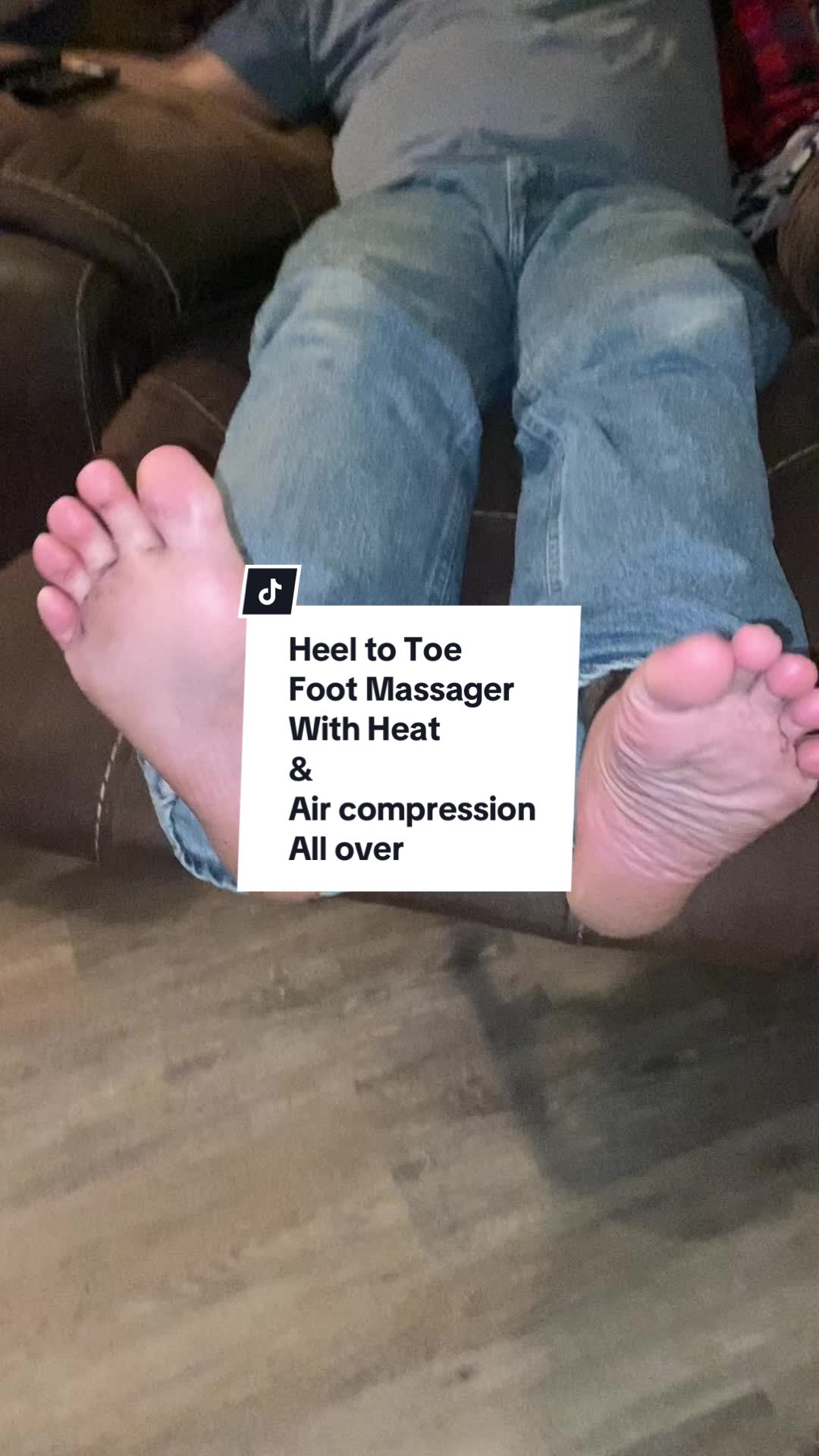 TikTok post by @marcysworld1111 for Nekteck. Caption reads: [...] myself, gotta love our feet ❤️ @Nekteck....