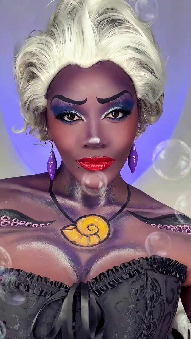 Instagram post by @tessa_kaye for Black Radiance Beauty. Caption reads: [...] you sea witch fantasy with....