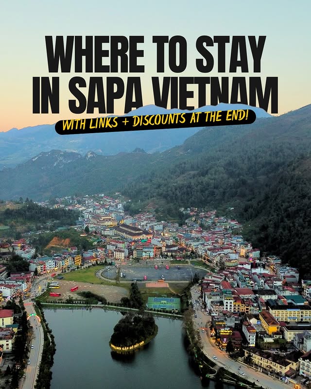 Instagram post by @exploretomakan for agoda. Caption reads: Where to stay in Sapa, Vietnam 🇻🇳

Sapa is one....