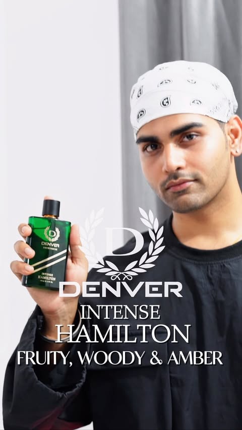 Instagram post by @i_singh_rituraj for Denver For Men. Caption reads: [...] All-day presence. 🖤 #branding #DenverForMen....