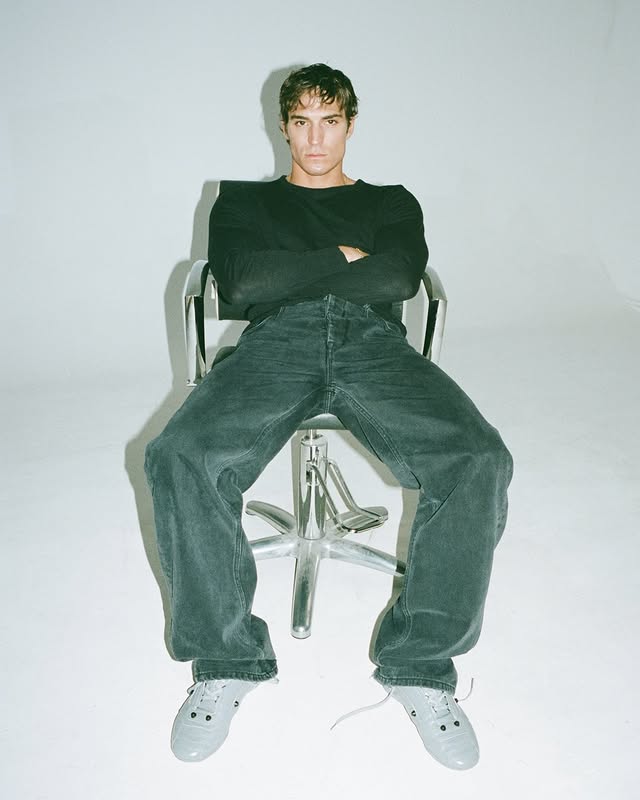 Instagram post by @andreafaccio for Balenciaga. Caption reads: The city imprint. Iconic @balenciaga city....