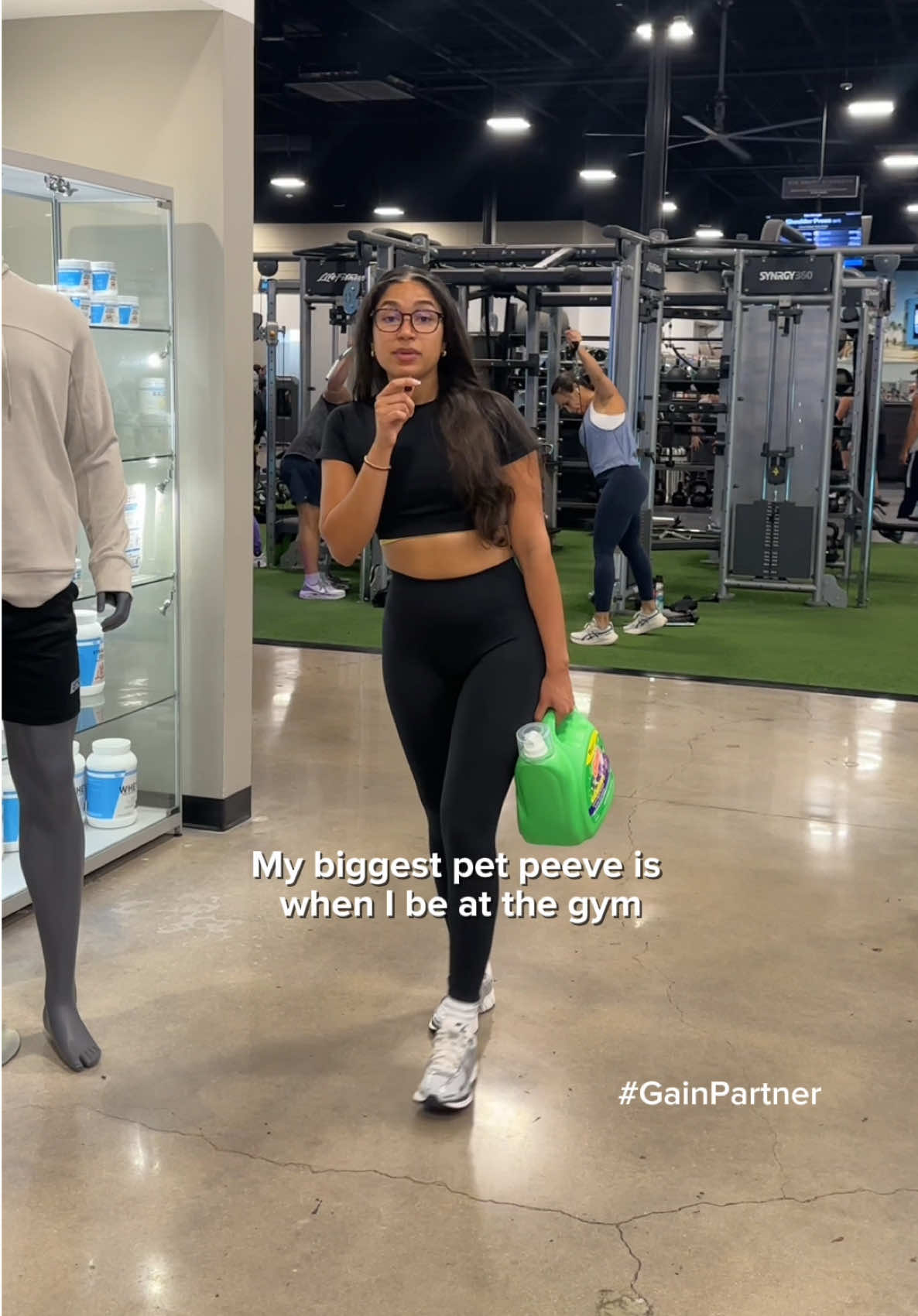 TikTok post by @shaylincarrasco for I Love Gain. Caption reads: #GainPartner With Gain Moonlight Breeze, you don’t....