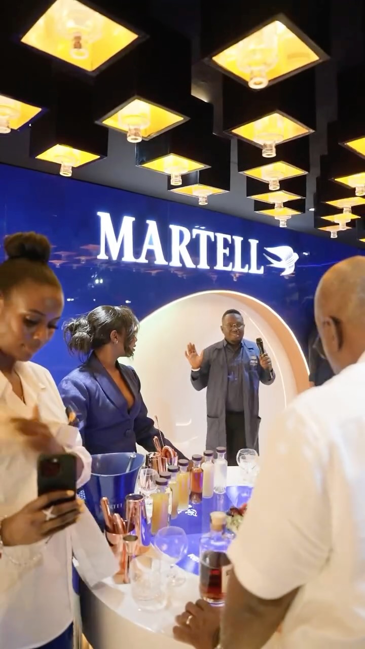 Instagram post by @tubobereni_ for Martell Nigeria. Caption reads: [...] that never blends in. 🕊

@martellnigeria....