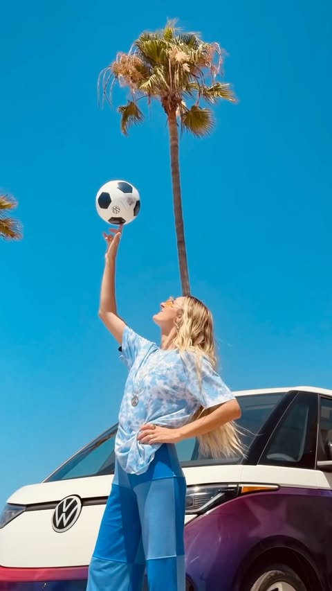 Instagram post by @vwdrivergear for Volkswagen USA. Caption reads: Had so much fun checking out US Soccer on the....