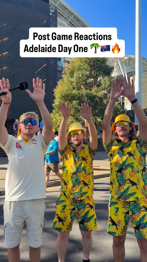 Instagram post by @jake.jeakings for Kayo Sports. Caption reads: Post game day one reactions Adelaide !....