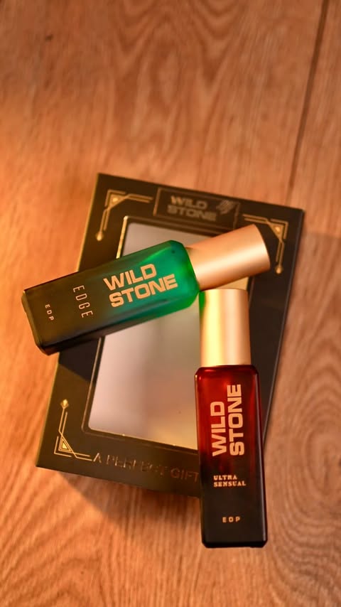 Instagram post by @akashdeep_vaishnava for WILD STONE. Caption reads: [...] fragrance that’s trending across India. See....