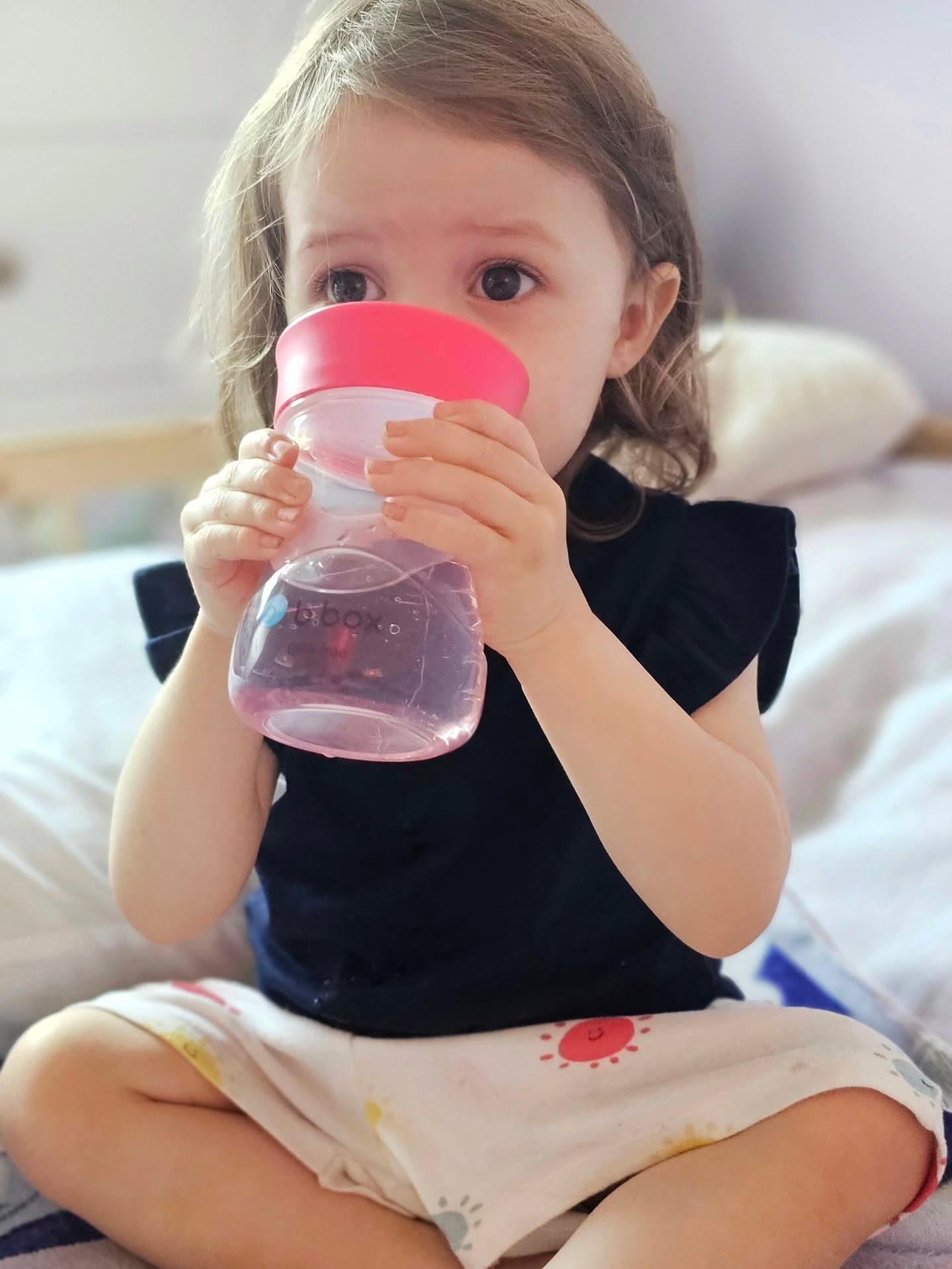 Instagram post by @mamatoayla for b.box body. Caption reads: We've switched up Ayla's drinking cup!🥤 

I....