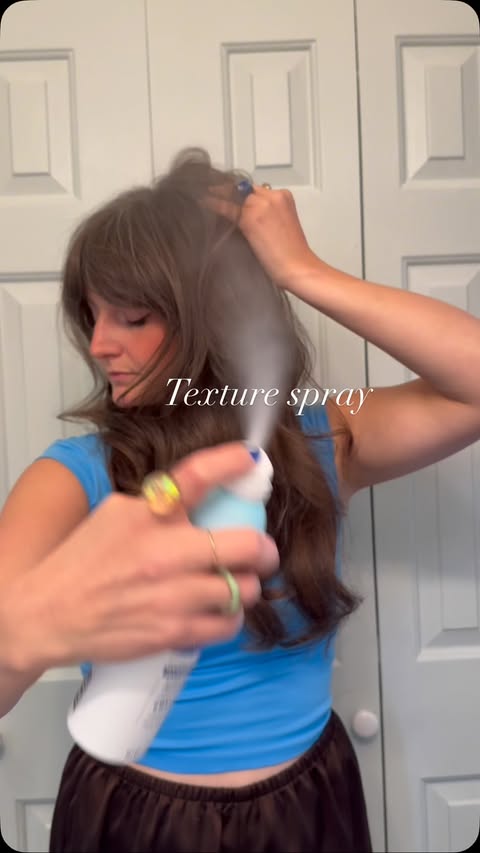Instagram post by @annikahair for John Frieda US. Caption reads: [...] it comes to texturizing products but....