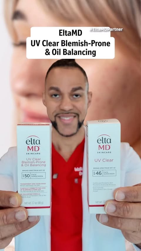 Instagram post by @drwallacenozile for EltaMD. Caption reads: [...] work with your skin, not against it. EltaMD....