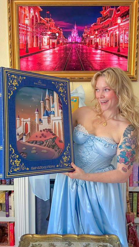 Instagram post by @travelmomoirs for Disney. Caption reads: [...] book?? 😲😭📖🏰✨ ( Gifted) Which Disney....