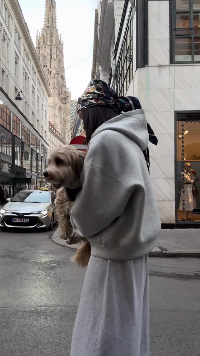 Instagram post by @girlisthissilk for WEEKDAY. Caption reads: when in Vienna

Whole fit is @weekdayofficial.