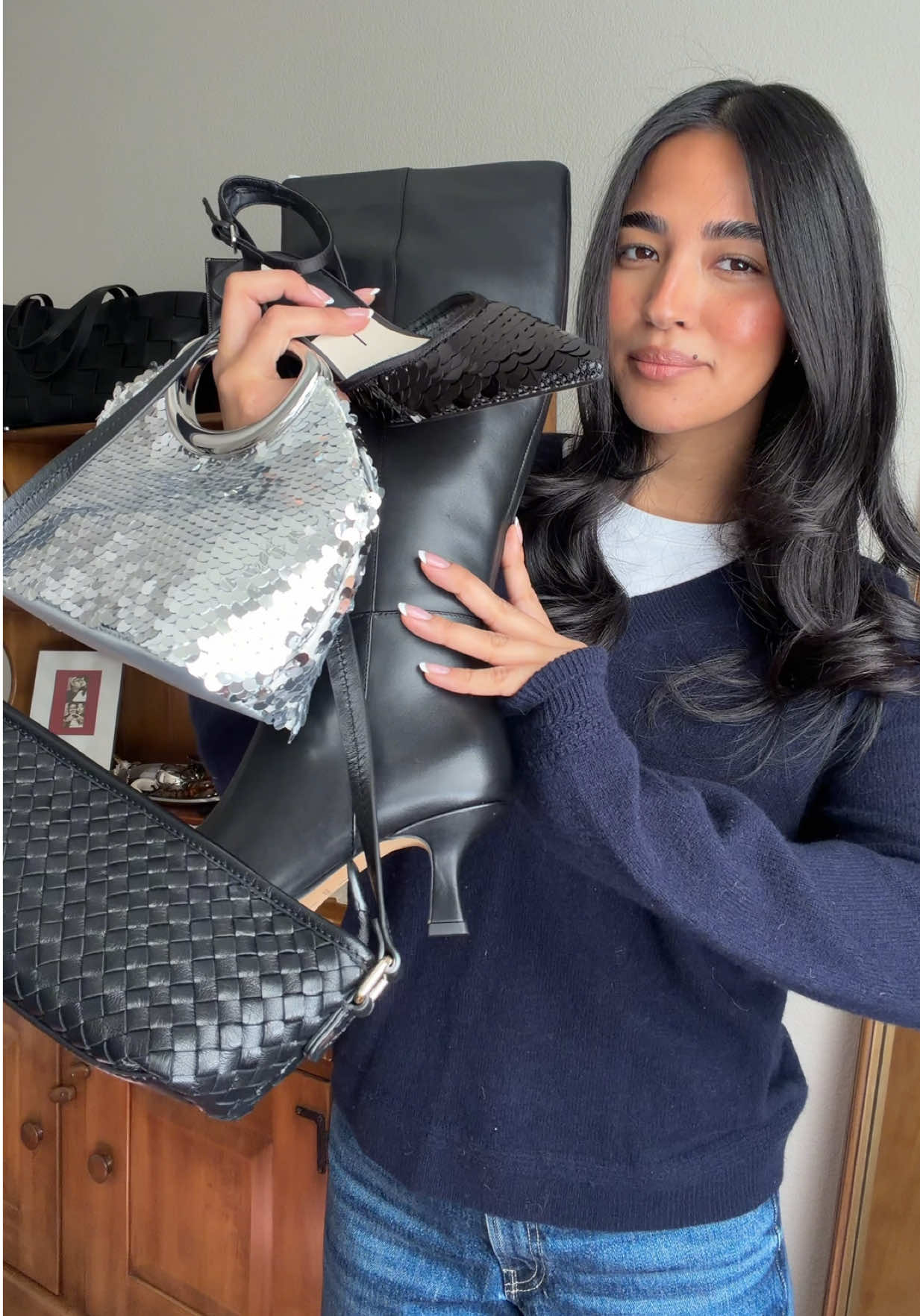 TikTok post by @anggjimenez for Dolce Vita. Caption reads: [...] everything is a 10?? immediately yes @Dolce....