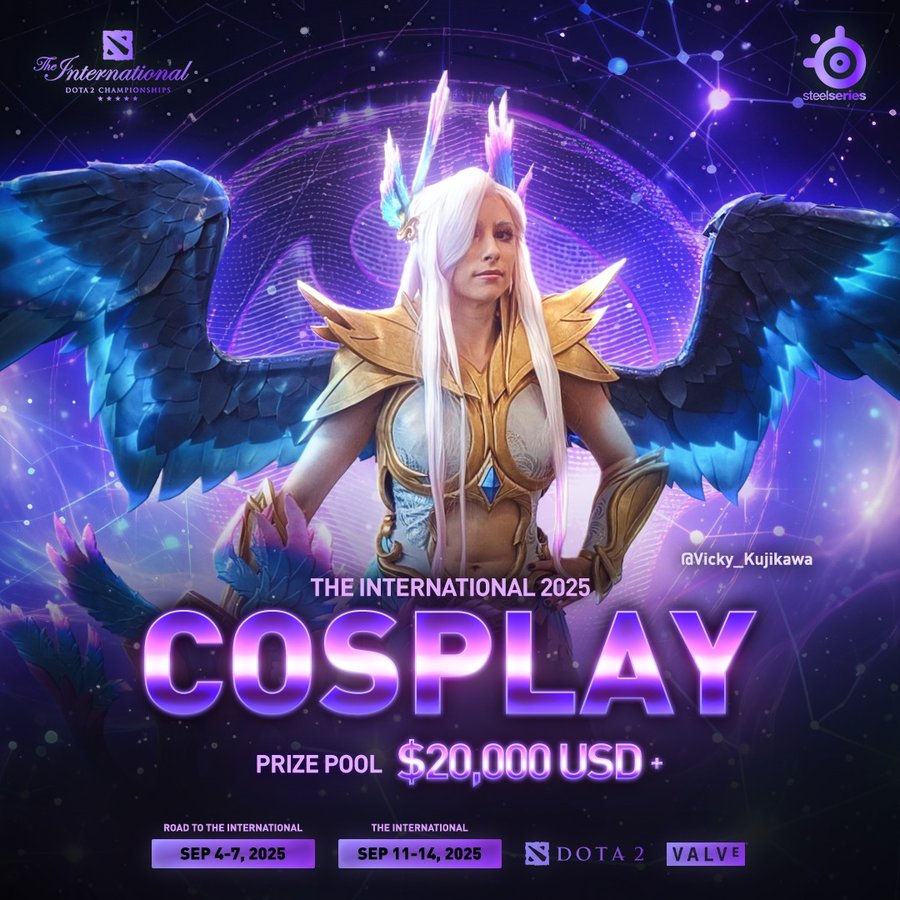 Instagram post by @wykreddy for SteelSeries. Caption reads: [...] €18,500 EURO and more. Presented by....