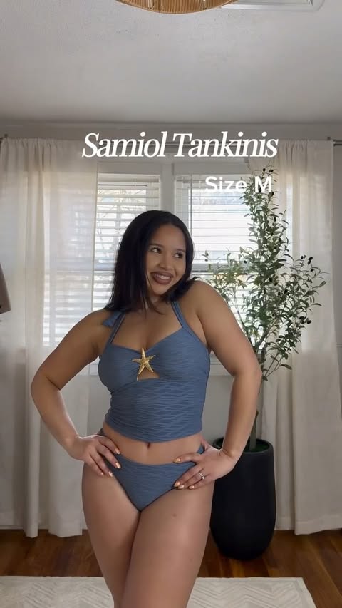 Instagram post by @yihrap for Samiol. Caption reads: A tankini everytime ☺️👙 @samiol.official I’m....