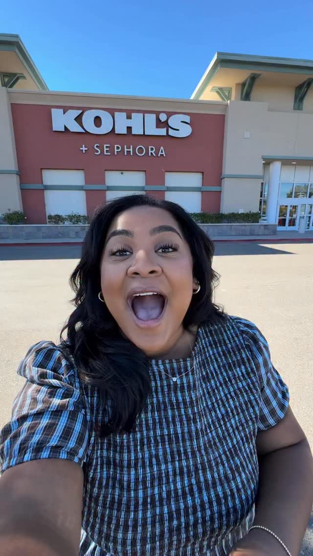 Instagram post by @mayadannie for Kohl's. Caption reads: I’m scoping out the Black Friday deals coming to....