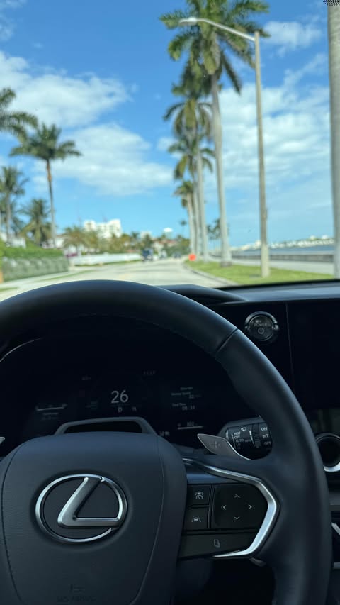 Instagram post by @savannahgowarty for Lexus. Caption reads: [...] automated parking assist #sponsored #ad....