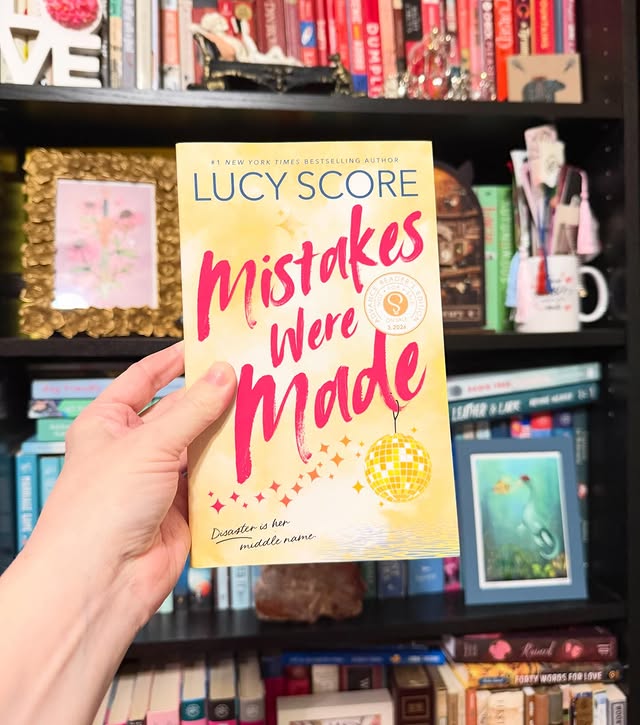 Instagram post by @leannreadsbooks for Bloom Books. Caption reads: Happy Pub Day to @scorelucy’s Mistakes Were Made!....