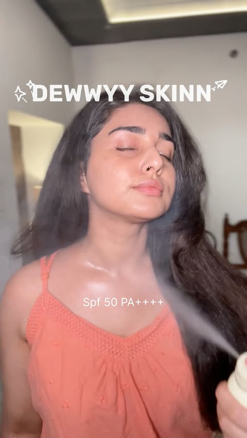 Instagram post by @anupama_devyal for moha: Nature’s Perfect Formula. Caption reads: ₹25K on skin treatments ❌ Daily sunscreen ✅....