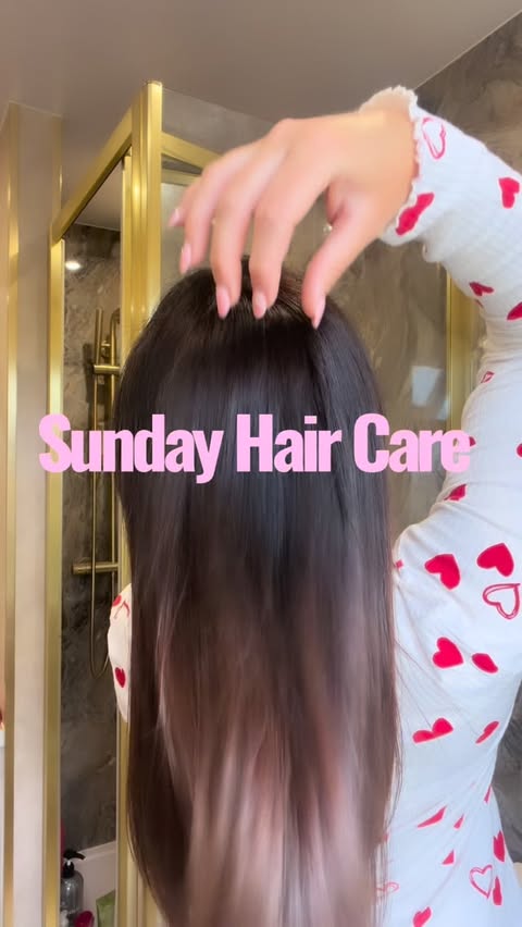 Instagram post by @thekitchenfamily__ for NATURTINT. Caption reads: [...] Sunday hair care Routine 💖 The @naturtintuk....