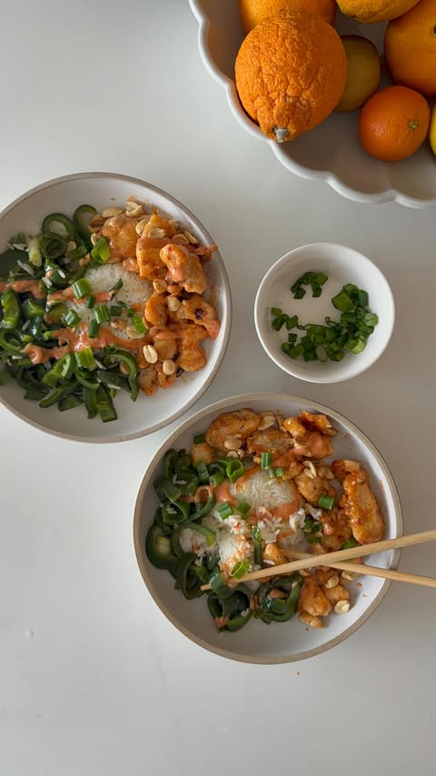 Instagram post by @the.orange.home for Blue Apron. Caption reads: I forget how meal kit delivery services can help....