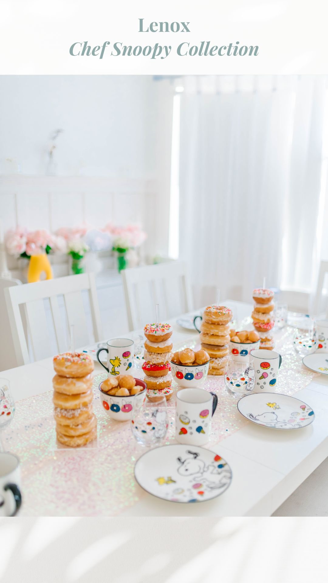 Instagram post by @celeste_wright for Lenox. Caption reads: Looking for a new Sunday tradition? ✨ Enter: The....