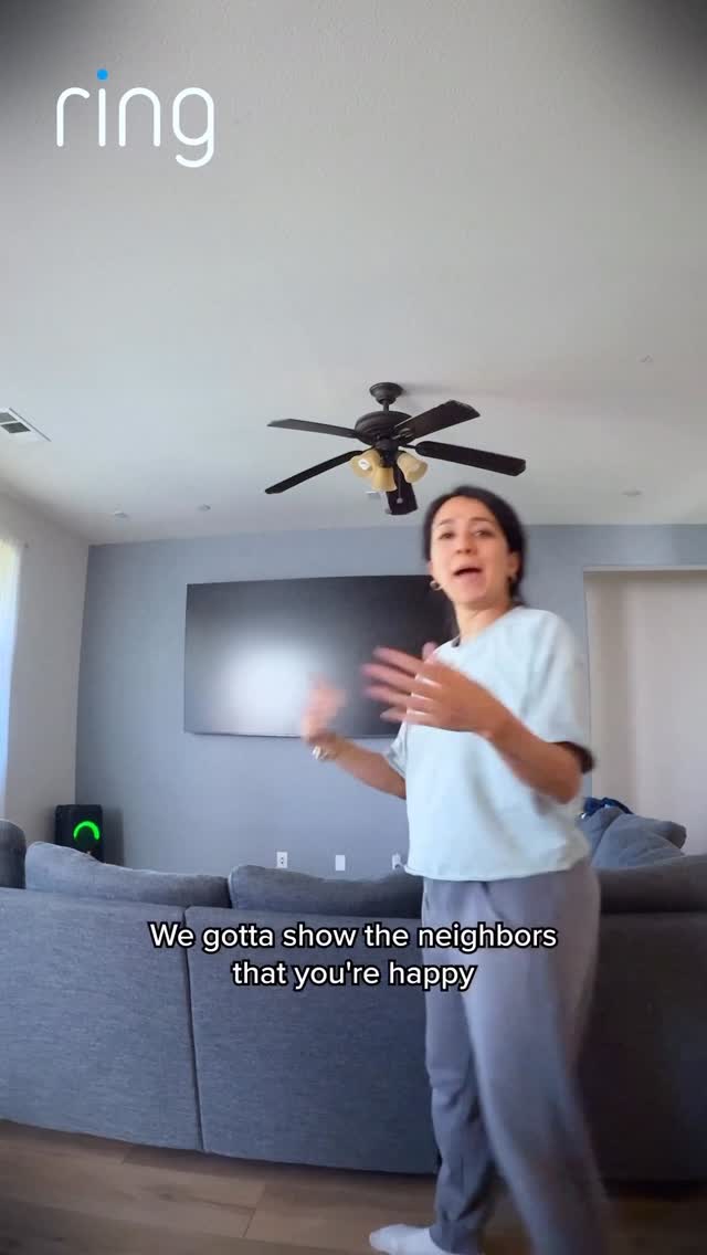 Instagram post by @reelmomstuff for Ring. Caption reads: HOW DO I ERASE MY NEIGHBORS RING CAMERA....