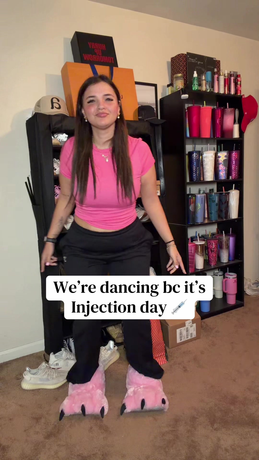 TikTok post by @hopiedopiee1 for Join Amble. Caption reads: [...] #transformationchallenge @Join Amble.