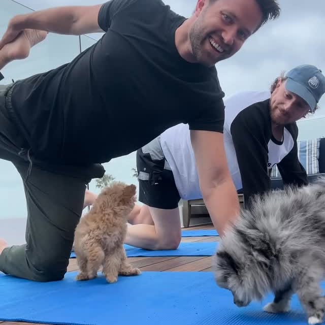Instagram post by an influencer for Purina. Caption reads: [...] a great way to kick off the @purina....